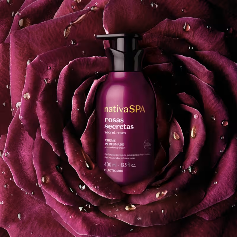 Nativa Spa Rosas Secretas Creme Perfumado Desodorante Corporal 400ml
