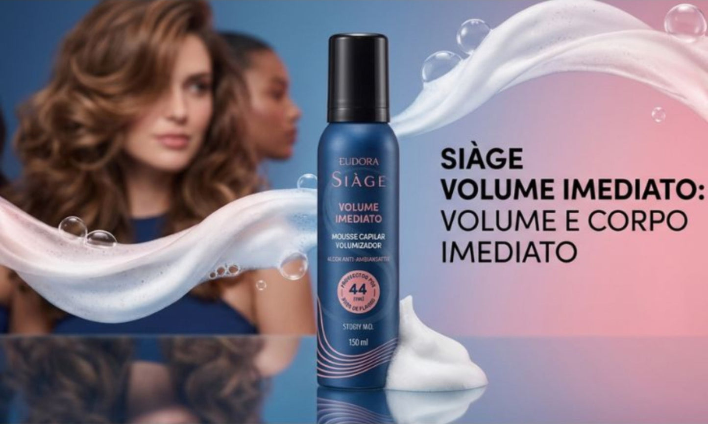Mousse Volumizador Siàge Volume Imediato 150ml