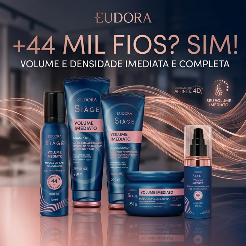 Combo Siàge Volume Imediato (5 itens)