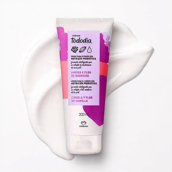 Creme Desodorante Nutritivo para o Corpo Tododia Ameixa e Flor de Baunilha 200ml