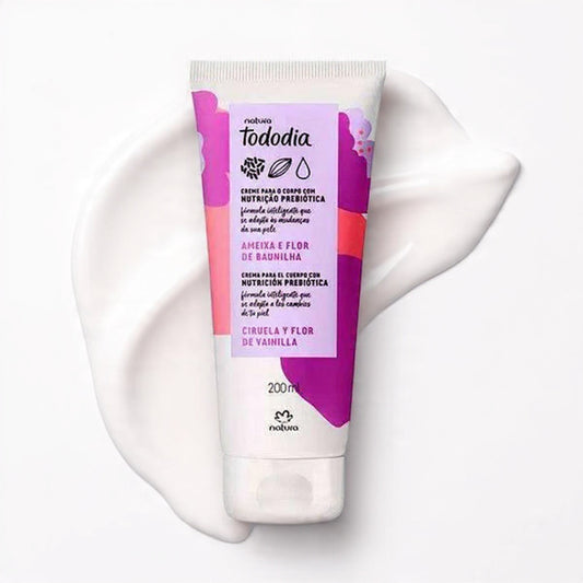 Creme Desodorante Nutritivo para o Corpo Tododia Ameixa e Flor de Baunilha 200ml