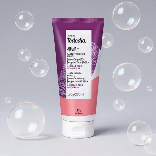 Sabonete Líquido em Gel Tododia Ameixa e Flor de Baunilha 190g