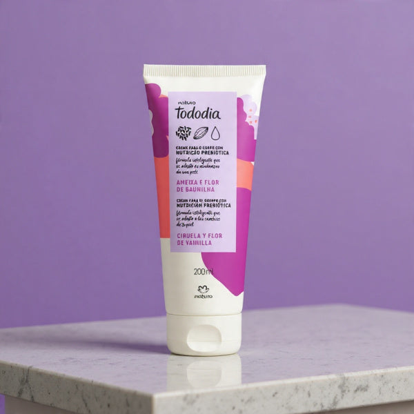Creme Desodorante Nutritivo para o Corpo Tododia Ameixa e Flor de Baunilha 200ml