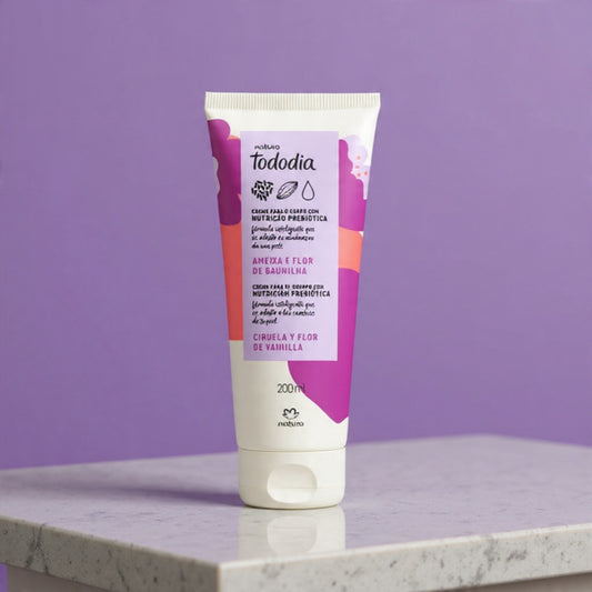 Creme Desodorante Nutritivo para o Corpo Tododia Ameixa e Flor de Baunilha 200ml